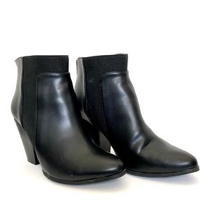 APT 9 Black Ankle Heel Boots